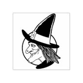  Halloween Heks Rubber Stamp Rubberstempel (Afrduk)