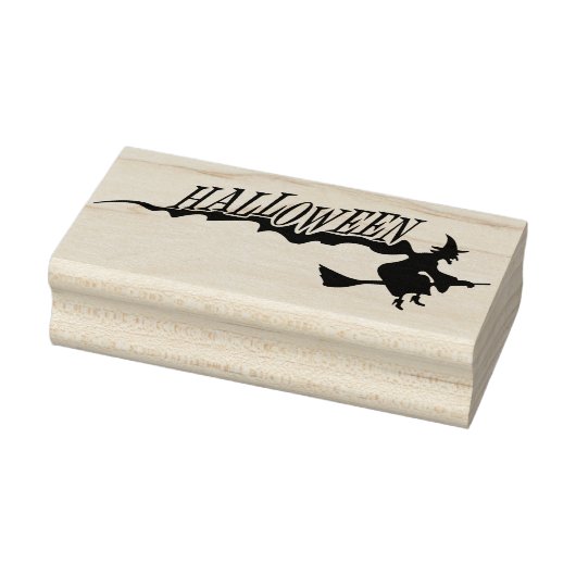 Halloween Heks Rubberstempel (Stempel)