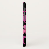 Halloween heks scary Black cat paars decoratief Case-Mate iPhone Case (Achterkant/links)