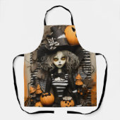 Halloween heks schort (Voorkant)