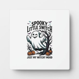 Halloween Heks Shirt Vintage Geest Humor Ontwerp_1 Fotoplaat
