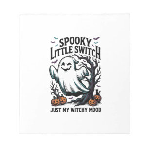 Halloween Heks Shirt Vintage Geest Humor Ontwerp_1 Notitieblok