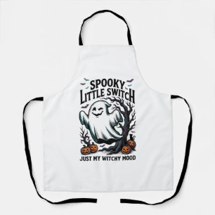 Halloween Heks Shirt Vintage Geest Humor Ontwerp_1 Schort