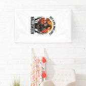 Halloween Heks Shirt Vintage Gravure Kostuum Ar Spandoek (Insitu)