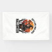 Halloween Heks Shirt Vintage Gravure Kostuum Ar Spandoek (Horizontaal)