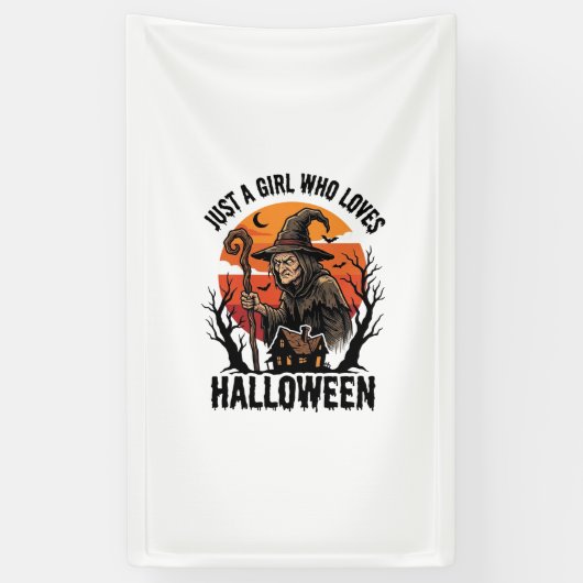 Halloween Heks Shirt Vintage Gravure Kostuum Ar Spandoek (Verticaal)