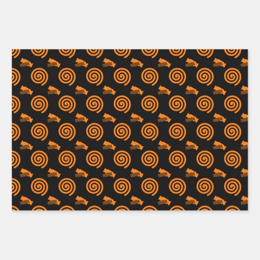 halloween heks snoep inpakpapier vel (Voorkant 2)