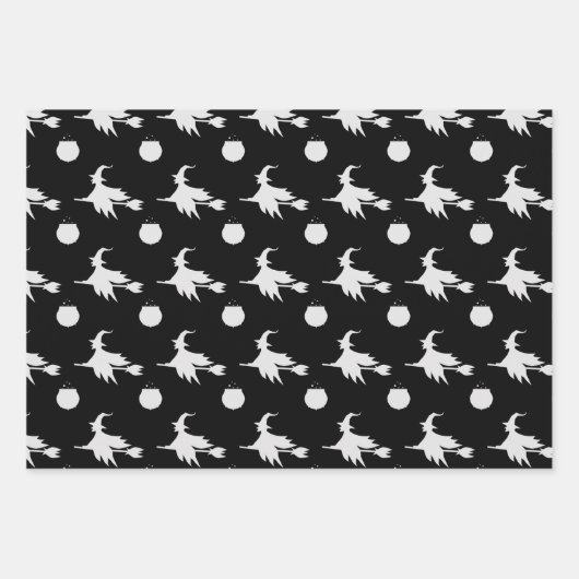 halloween heks snoep inpakpapier vel (Voorkant)