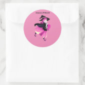 Halloween heks stickers voor kinderen. (Tas)