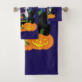 Halloween Heks Sugar Skull Bad Handdoek (Insitu)