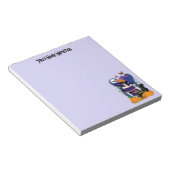 Halloween Heks Sugar Skull Notitieblok (Schuin)