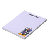 Halloween Heks Sugar Skull Notitieblok (Linkerzijde)