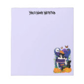 Halloween Heks Sugar Skull Notitieblok (Voorkant)