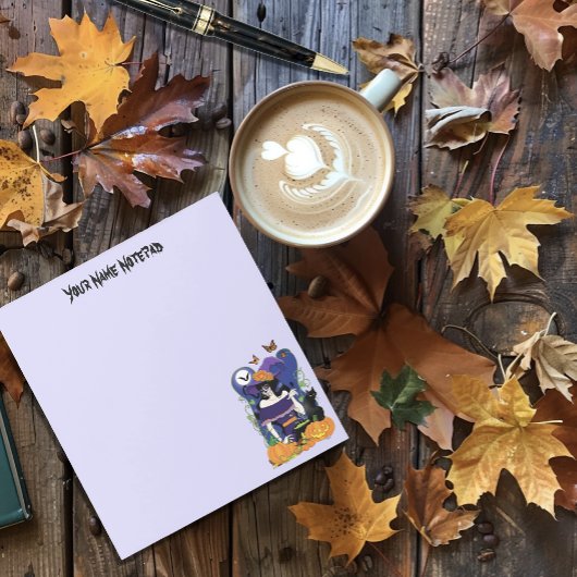 Halloween Heks Sugar Skull Notitieblok