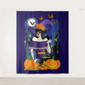 Halloween Heks Sugar Skull Wandkleed (Voorkant)