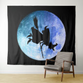 Halloween Heks Tapijt Wandkleed (In Situ (horizontaal))