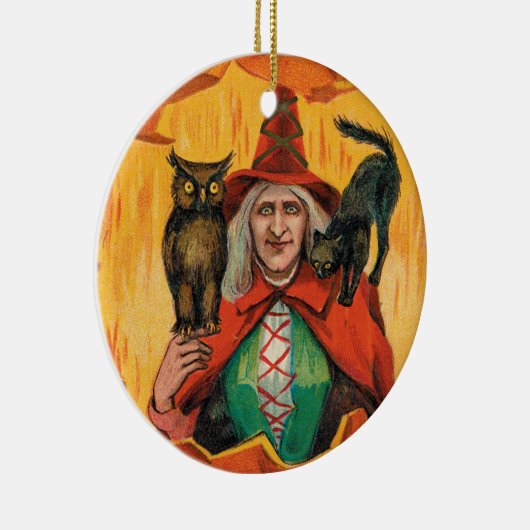  Halloween heks toevoegen spell bericht ornament (Rechts)