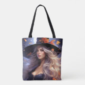 Halloween Heks Tote Bag (Achterkant)