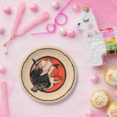  Halloween-heks uit de jaren 20 Papieren Bordje (Feest)