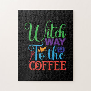 Halloween heks way to the Coffee Legpuzzel