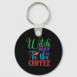 Halloween heks way to the Coffee Sleutelhanger