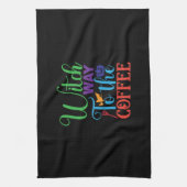 Halloween heks way to the Coffee Theedoek (Verticaal)