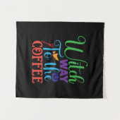 Halloween heks way to the Coffee Wandkleed (Voorkant (horizontaal))