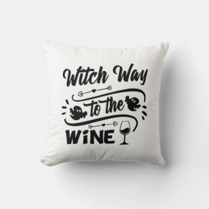 Halloween heks way to the Wine Birthday Kussen