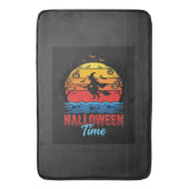 Halloween Heks Zonsondergang Vector Badmat (Voorkant Verticaal)