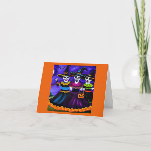 Halloween - Heksen 2 Kaart