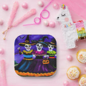 Halloween - Heksen 2 Papieren Bordje (Feest)