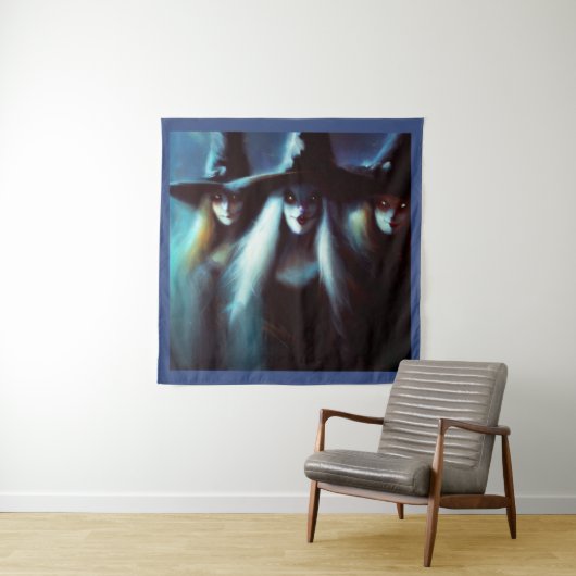 Halloween - Heksen 4 Wandkleed (In situ)