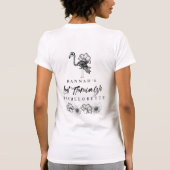 Halloween Heksen Bachelorette T-shirt (Achterkant)