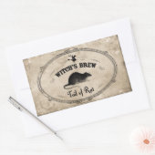 Halloween Heksen Brew Ingrediënt - Staart van Rat Rechthoekige Sticker (Envelop)