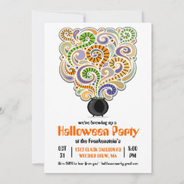 Halloween Heksen Brew Party Uitnodiging I