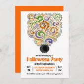 Halloween Heksen Brew Party Uitnodiging I (Voorkant / Achterkant)