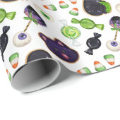 Halloween Heksen Brouwen Cookies Cadeaupapier (Rol Hoek)
