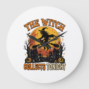 Halloween Heksen Collectie Humor Grote Klok