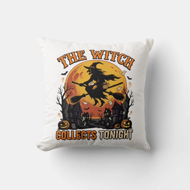 Halloween Heksen Collectie Humor Kussen (Voorkant)