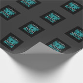 Halloween Heksen DNA Test Ontwerp Cadeaupapier (Hoek)