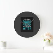 Halloween Heksen DNA Test Ontwerp Grote Klok (Huis)