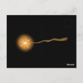 Halloween, heksen en tovenaars briefkaart (Achterkant)