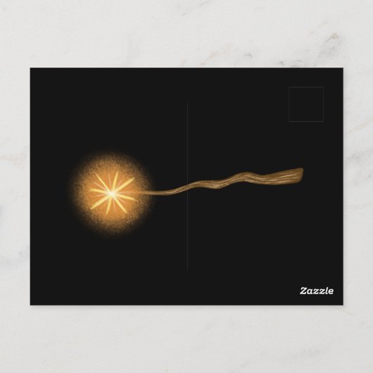 Halloween, heksen en tovenaars briefkaart (Achterkant)