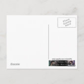 Halloween Heksen en Zwarte Katten Fantasy Art Briefkaart (Achterkant)