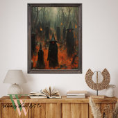 Halloween Heksen in het Bos Gotisch Poster