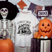 Halloween Heksen Meidenreis Grappig Tri-Blend Shirt