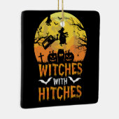 Halloween Heksen Met De Hitches Camping Camper Keramisch Ornament (Rechts)