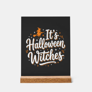 Halloween Heksen Mooie Heks Citaat Ontwerp_1 Acryl Bord