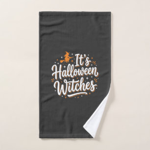 Halloween Heksen Mooie Heks Citaat Ontwerp_1 Handdoek