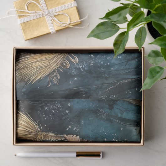 HALLOWEEN HEKSEN ONTKOPPELING TISSUEPAPIER (Geschenk)